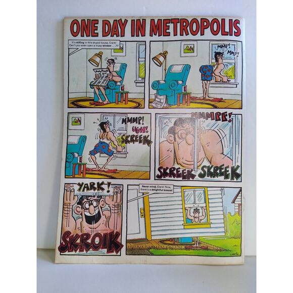 MAD #226 EC Comic Book 1981 Superman II Too Close For Comfort Parody Spoofs - Picture 5 of 5